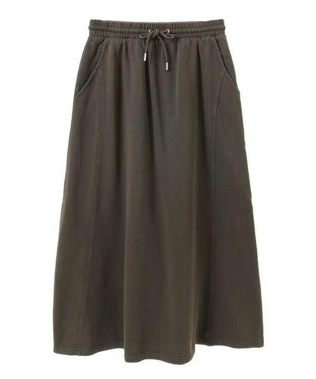 Green Parks ・ＳＵＧＡＲ　ＳＰＯＯＮ　ピグメントスウェットスカート Charcoal Gray