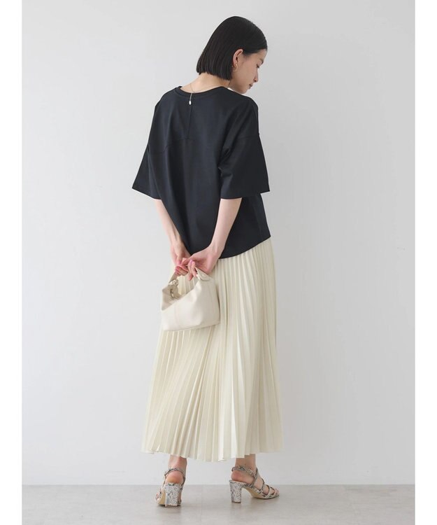 AMERICAN HOLIC ラウンド切り替えカットプルオーバー Black