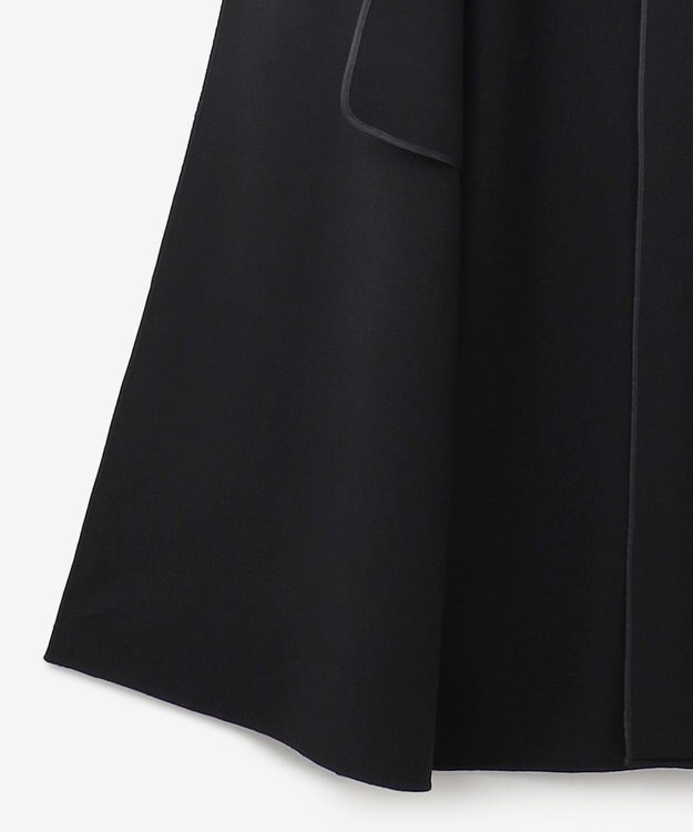 自由区 S 【カタログ掲載・Premium Collection】ウーステッドリバー トレンチコート ブラック系