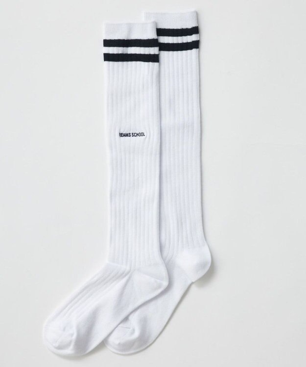 BEAMS SCHOOL 38cm丈スクールソックス ホワイト