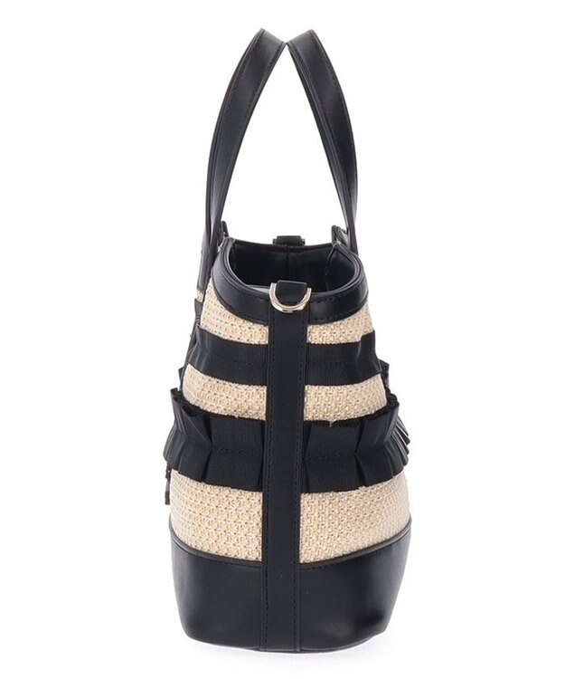 LANVIN en Bleu バリエ 2wayかごバッグ ブラック