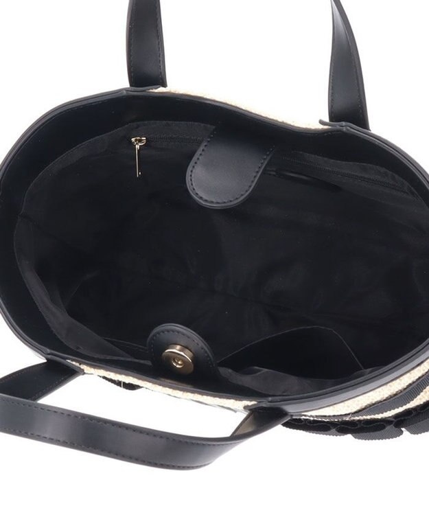 LANVIN en Bleu バリエ 2wayかごバッグ ブラック