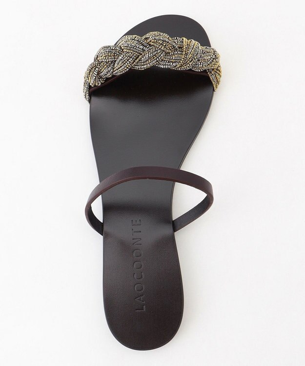 GRACE CONTINENTAL LAOCONTE 　MATILDEサンダル ダークブラウン