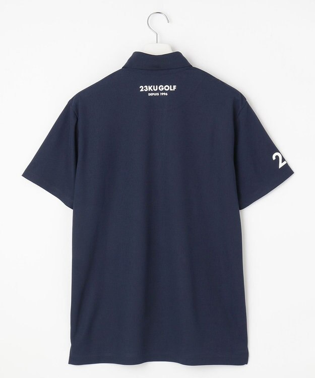 23区GOLF 【MEN】『PEANUTS』コラボプリントポロ ネイビー系