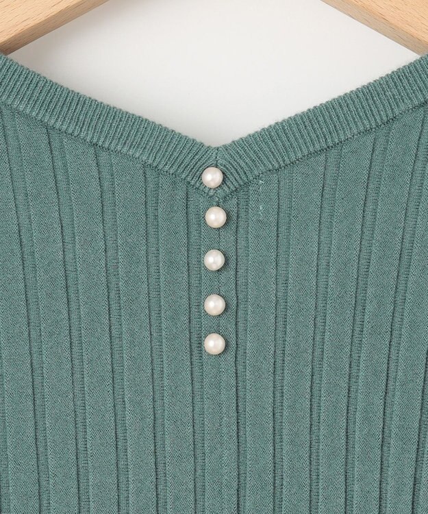 組曲 BOREROリブドルマン ニット ライトグリーン系