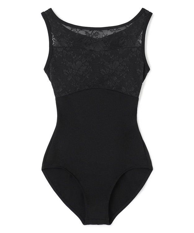 Chacott ノースリーブレオタード ブラック