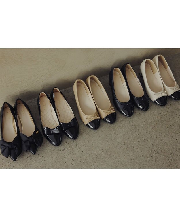 TOCCA 【リボン取り外し可】DOUBLE RIBBON 2WAYPUMPS パンプス ブラック系