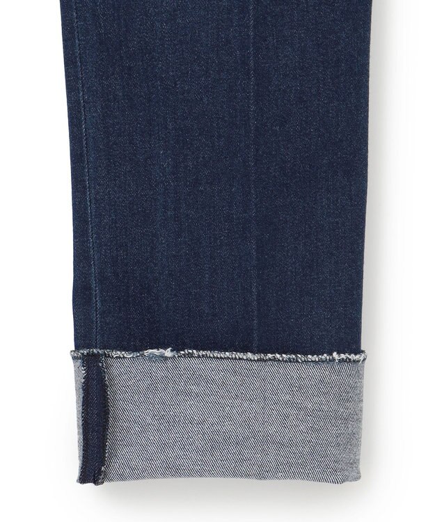 J.PRESS MEN 【ストレッチ】ワンタック ストレッチリングデニム パンツ ネイビー系