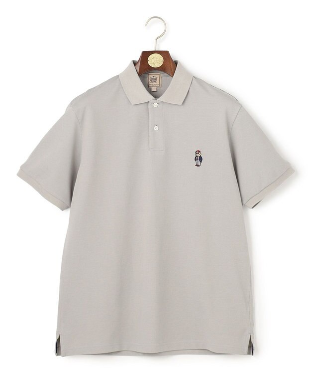 J.PRESS MEN 新デザイン【BULLDOG BOY / 8色展開】カノコレジメン ポロシャツ ライトグレー系