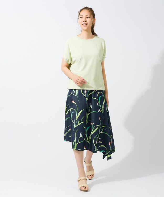 ONWARD Reuse Park 【自由区】スカート春夏 ネイビー