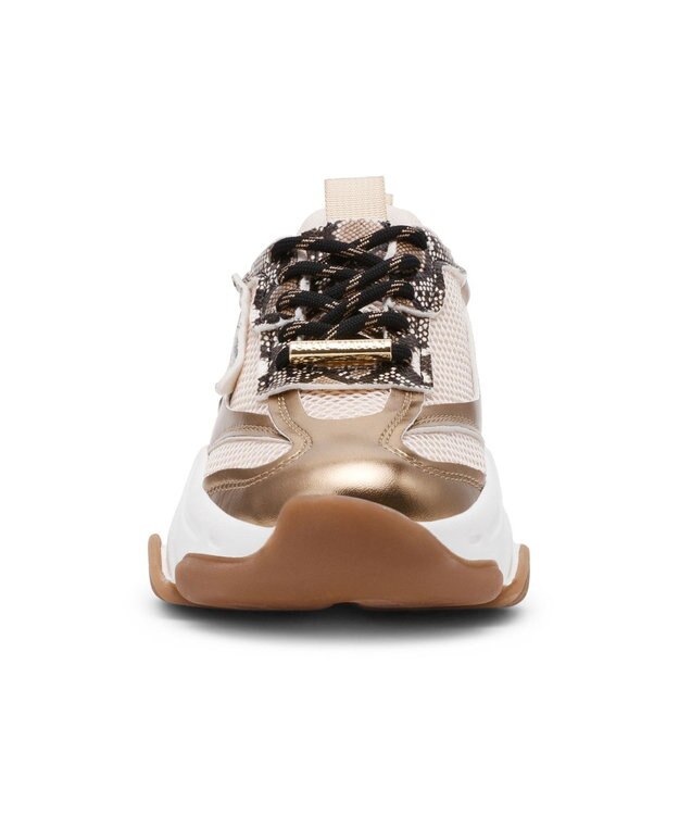 STEVE MADDEN POSSESSION-E-XS ECOボリュームスニーカー ブロンズ