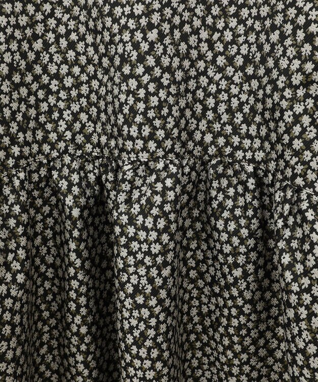 Green Parks ジャガードキャミワンピース Flower Black