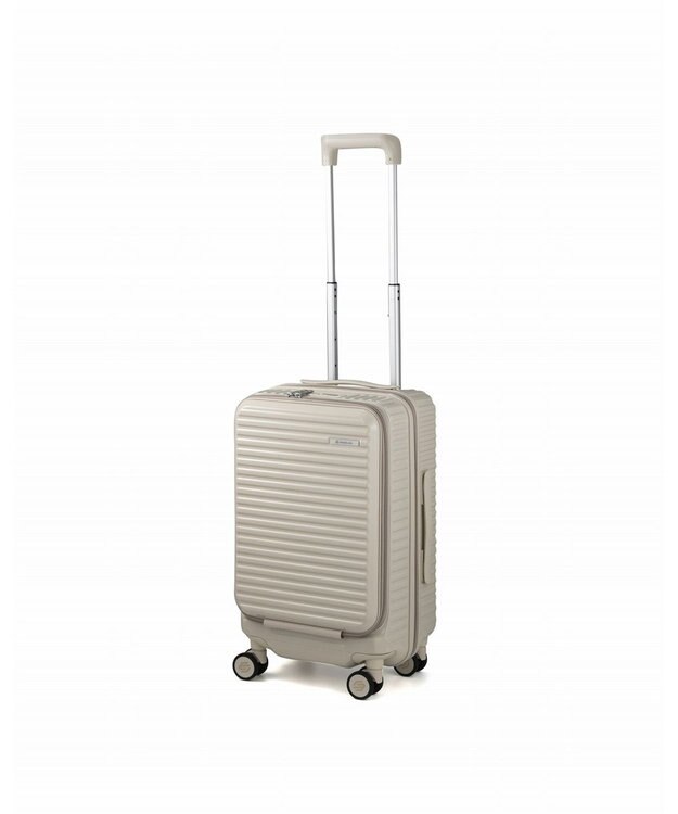ACE BAGS & LUGGAGE EDGELINK クルーズボックス グリント スーツケース 32/39L 機内持込 フロントオープン 09145 エッジリンク アイボリー