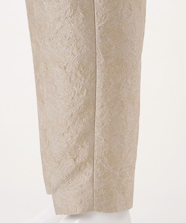 23区 【エステータ】シャイニージャカード パンツ グレージュ系