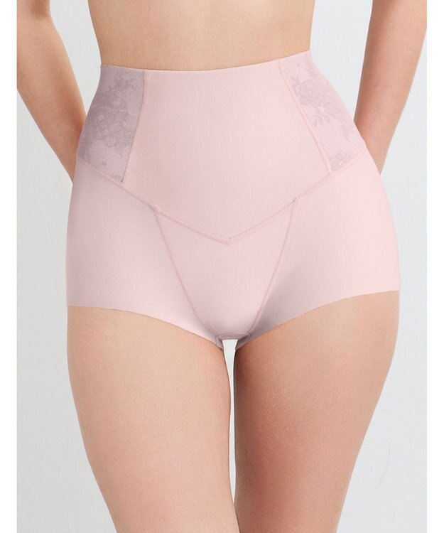 WACOAL 【SUHADA 肌リフト プラス】 ガードル ショート丈 下半身のたるみをリフトアップ ジャストウエスト スハダ GRC324 /ワコール ピンクベージュ