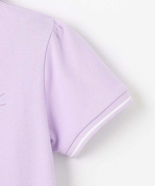 組曲 KIDS 【150-160㎝】ストレッチカノコ ワンピース ラベンダー