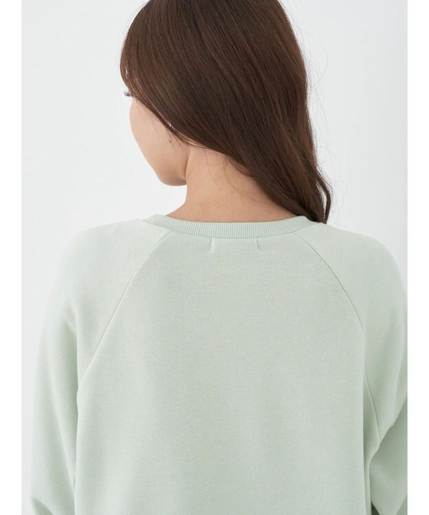 earth music&ecology 袖レースアップウラケプルオーバー Mint