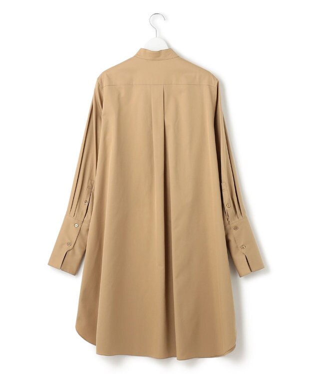 23区 【23区 lab.】ハイカウントコットン シャツ ワンピース キャメル系