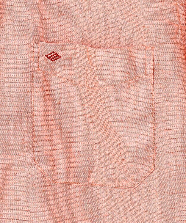 JOSEPH ABBOUD 【サステイナブル・JAPANファブリック】ソアロンパナマシャンブレーシャツ オレンジ系