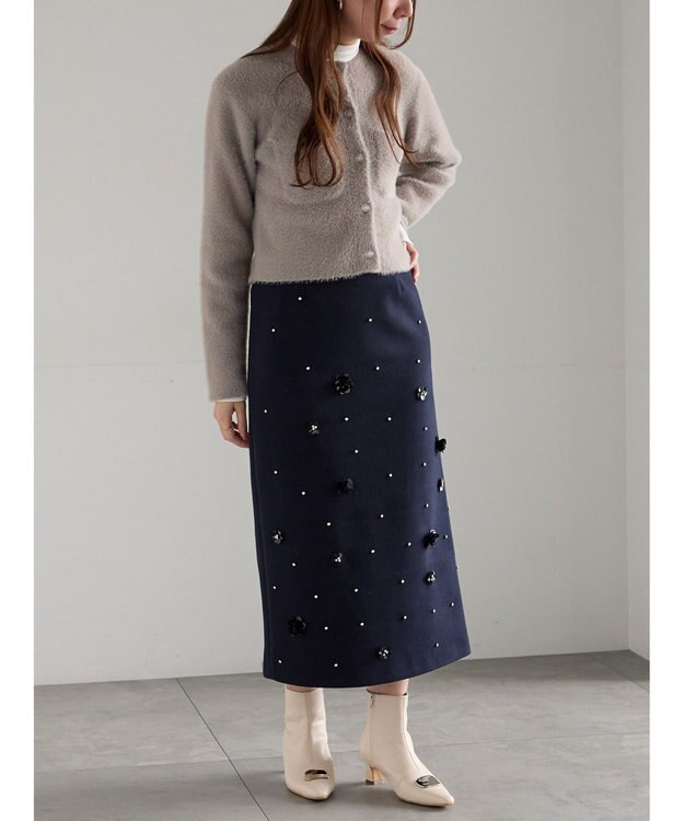 Te chichi 吸湿発熱タートルネックカットソー《2025winter catalog item》 オフホワイト