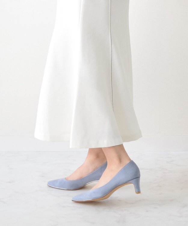 Bridget Birkin 【Bridget Birkin】エレガンスポインテッドパンプス ライトブルースウェード