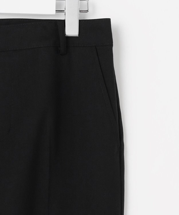 J.PRESS LADIES L 【リクルート対応】セラータカームスキン ストレート パンツ ブラック系