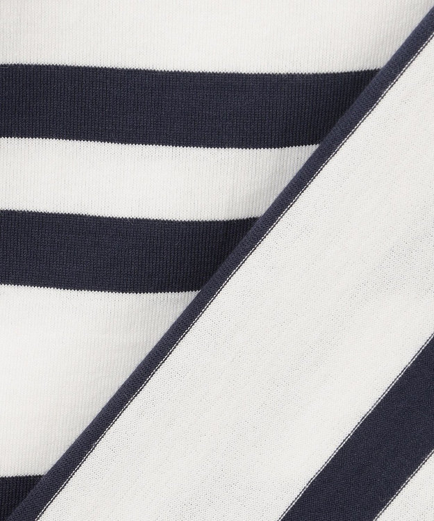 J.PRESS KIDS  【100-130cm】 ボーダービックシルエットＴシャツ ネイビー
