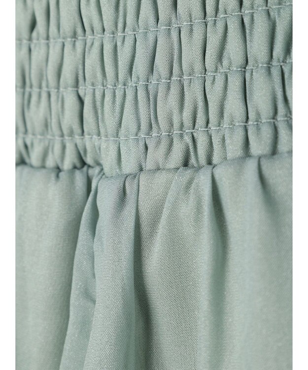 Green Parks ・ＥＬＥＮＣＡＲＥ　ＤＵＥ　ラメシフォンキャミワンピース Green