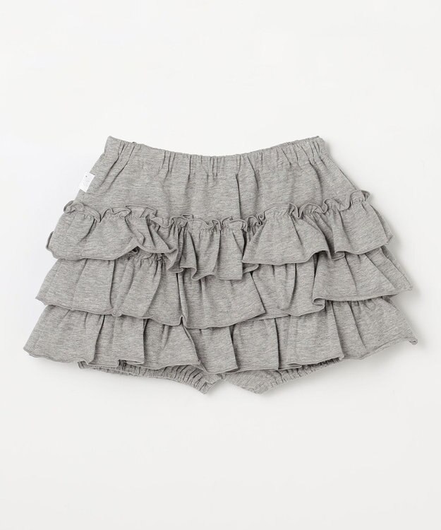 組曲 KIDS 【90㎝】フリルブルマー グレー