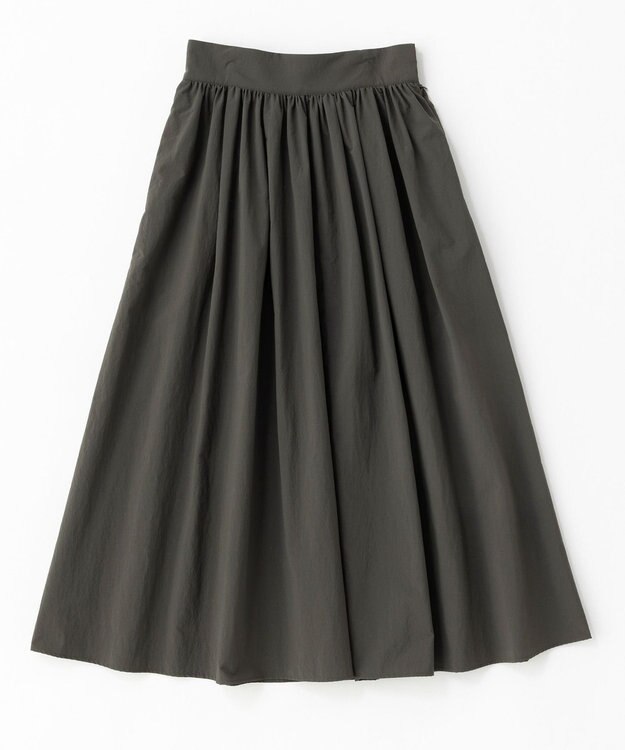 uncrave 【撥水・UVカット・接触冷感】プルーフナイロン フレアスカート スレートB