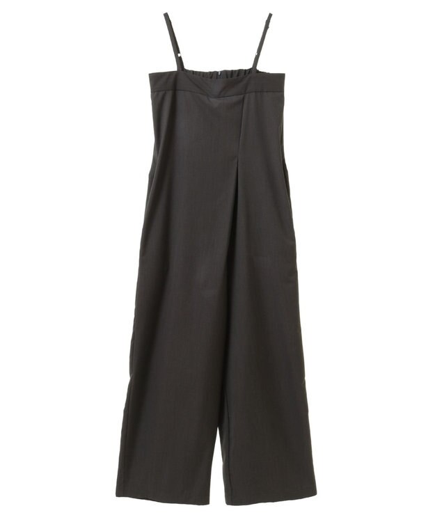 Green Parks armonia．ラップサロペット Charcoal Gray