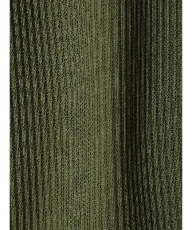 CRAFT STANDARD BOUTIQUE 【リサイクル】ラインカーディガン Khaki