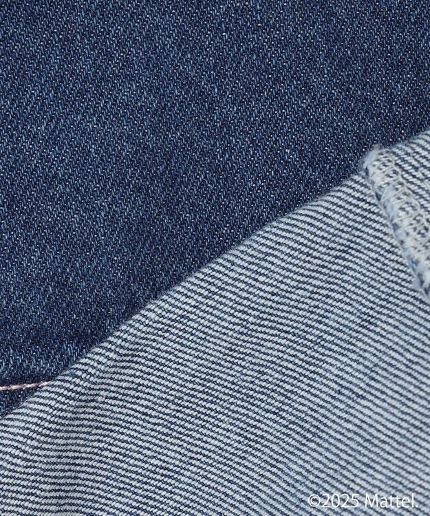 ANY KIDS 【Barbie(TM)】リボン デニムジャケット インディゴ