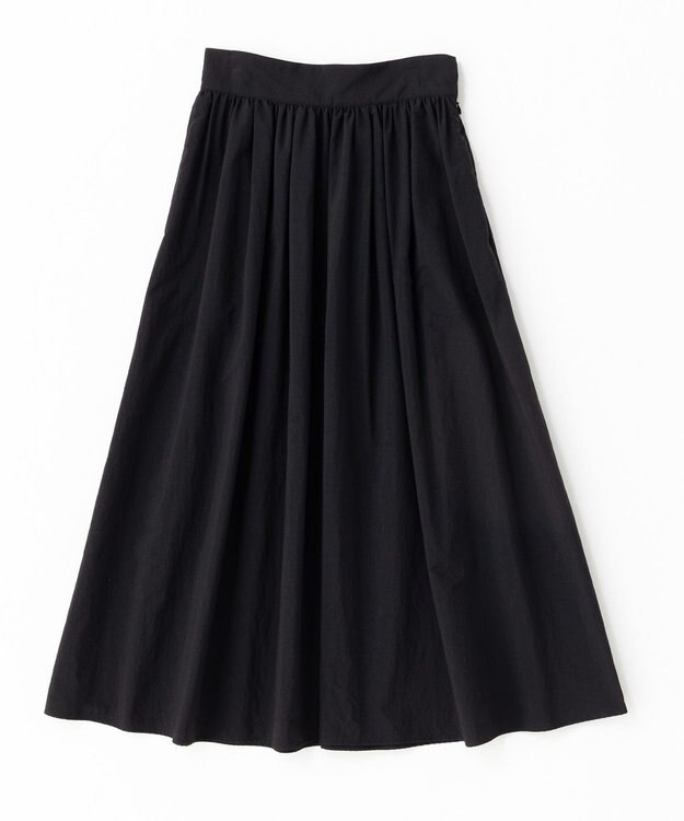 uncrave 【撥水・UVカット・接触冷感】プルーフナイロン フレアスカート ブラックB