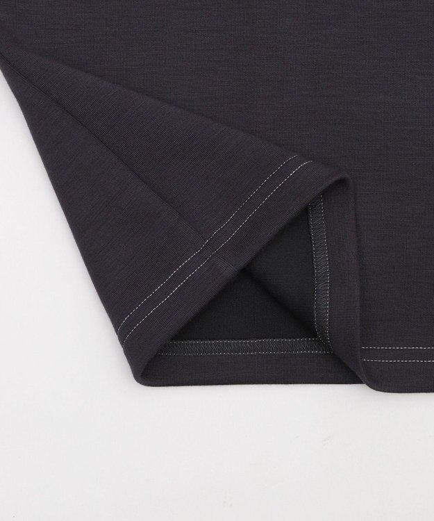 WEGO 【ユニセックス着用ITEM/MLサイズ展開】カラーステッチT（SS） ブラック中濃色