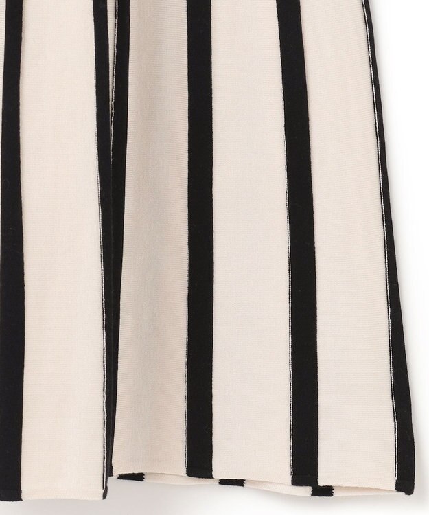 JOSEPH ストライプ　スカート Oyster White/ Black