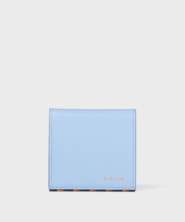 Paul Smith ブライトストライプトリム コインケース サックスブルー