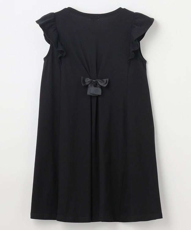 ANY KIDS ひんやりクール カットソーワンピース ブラック