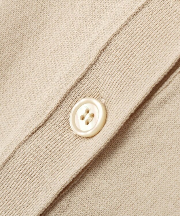 CRAFT STANDARD BOUTIQUE 選べる丈/クルーネックカーディガン Gray Beige
