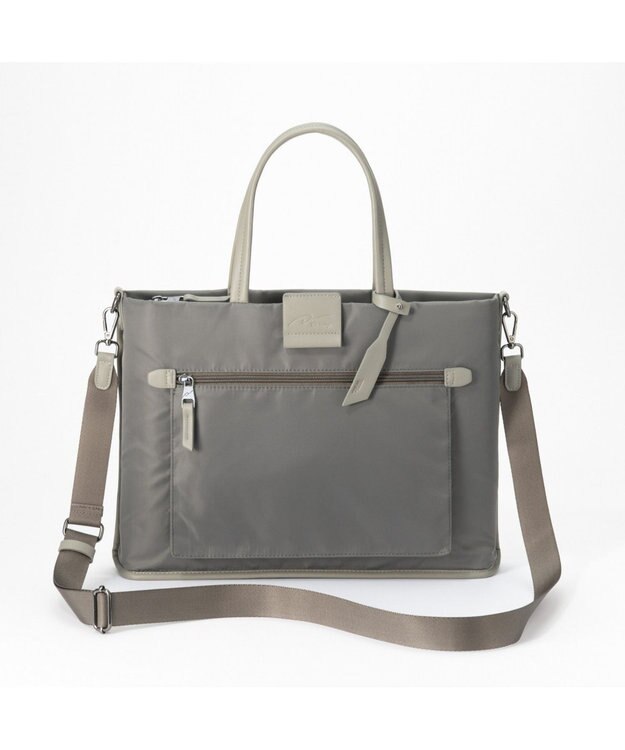 ACE BAGS & LUGGAGE W&.Day/Night スック サポートバッグ PCバッグ 14.0インチPC A4 15182 ダブルアンドデイナイト グレー