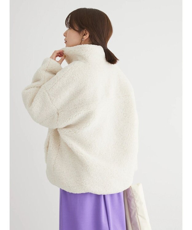 Green Parks ・ＥＬＥＮＣＡＲＥ　ＤＵＥ　テディベアボアコート Ivory