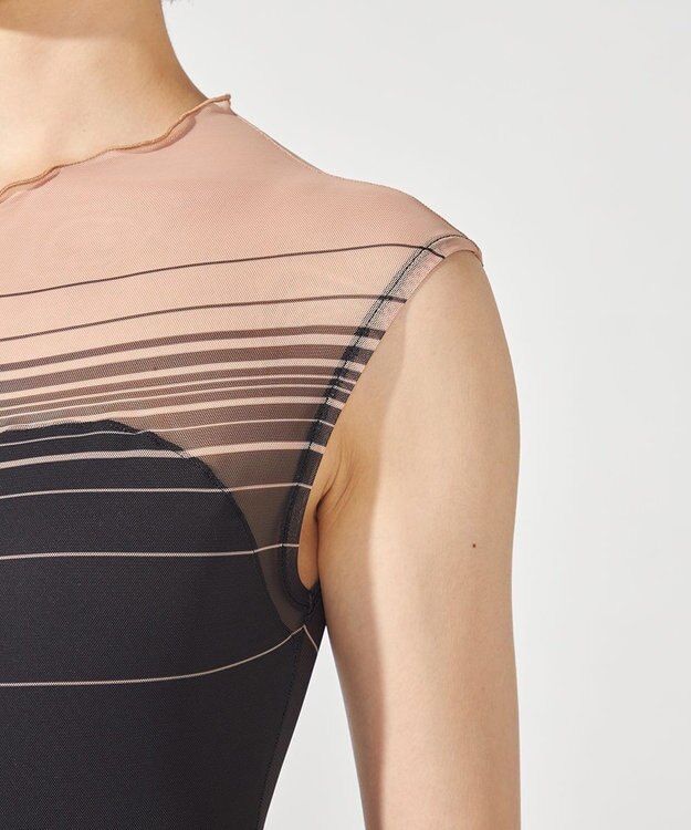 Chacott ハイネックレオタード ブラック