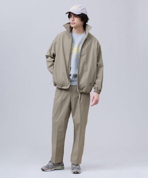 J.PRESS MEN 【J.PRESS ORIGINALS】【UNISEX】Nylon Polyurethane Dray Stretch Truck Jacket ベージュ系