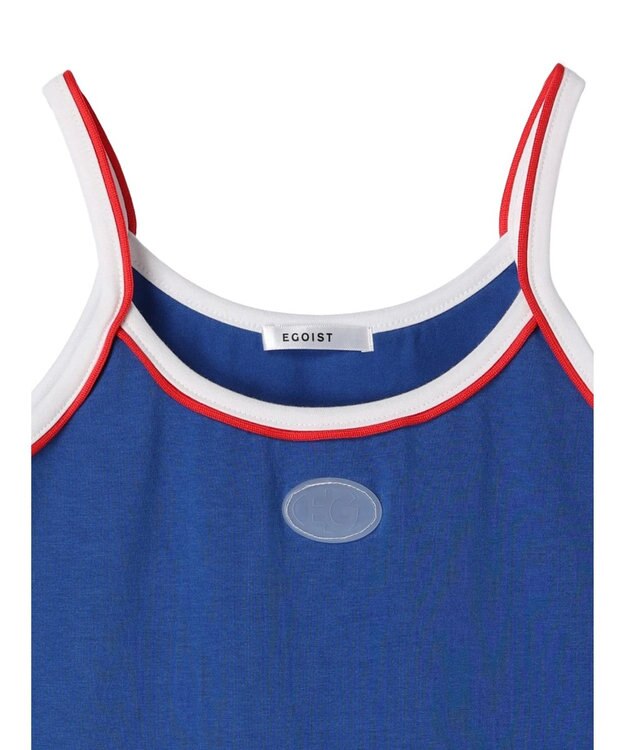 Green Parks ＥＧＯＩＳＴ　配色ラインキャミソール Blue