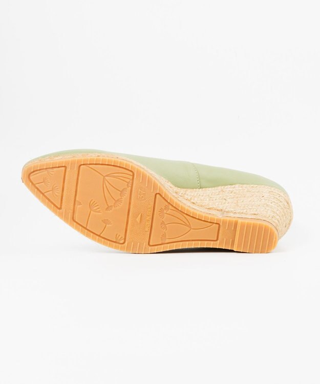 gaimo 【GAIMO/ガイモ】Vカットエスパドリーユパンプス グリーン