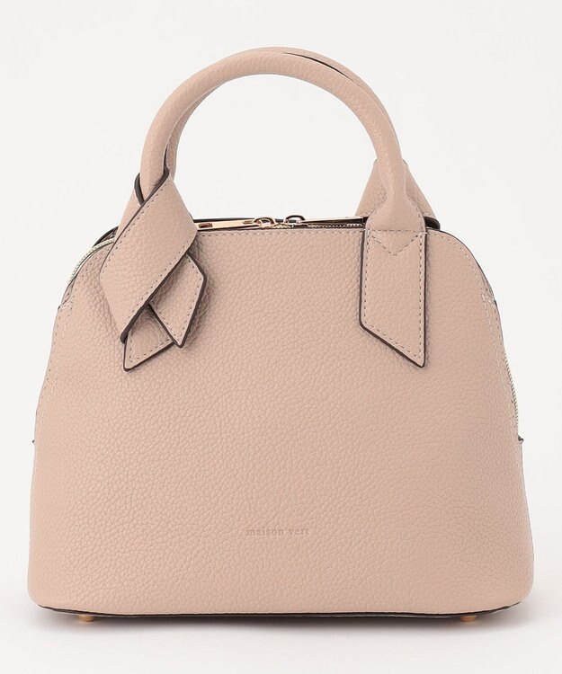 LA BAGAGERIE 【maison vert】 【超軽量/多収納】リボンハンドル2WAYバッグ グレージュ