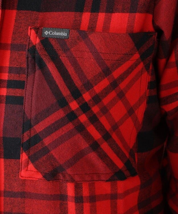 Columbia Columbia/ ウィメンズキャリコベイシンフランネルロングスリーブシャツ /コロンビア Mountain Red Multiplaid