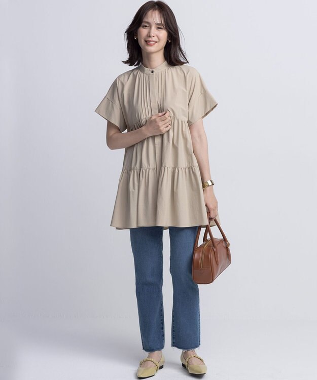 組曲 ミッドデニム パンツ ライトインディゴ系