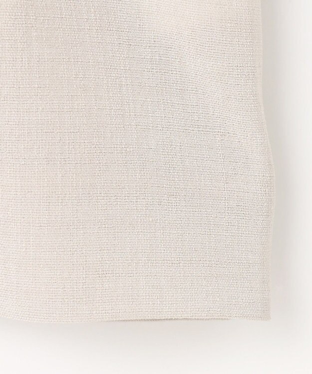 自由区 【カタログ掲載・セットアップ対応・接触冷感・UVカット・洗える】ライトリネンライクショートスリーブ ジャケット サンドベージュ