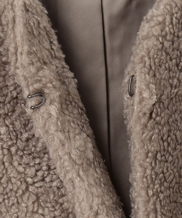 ANY L カールボアブルゾン モカ